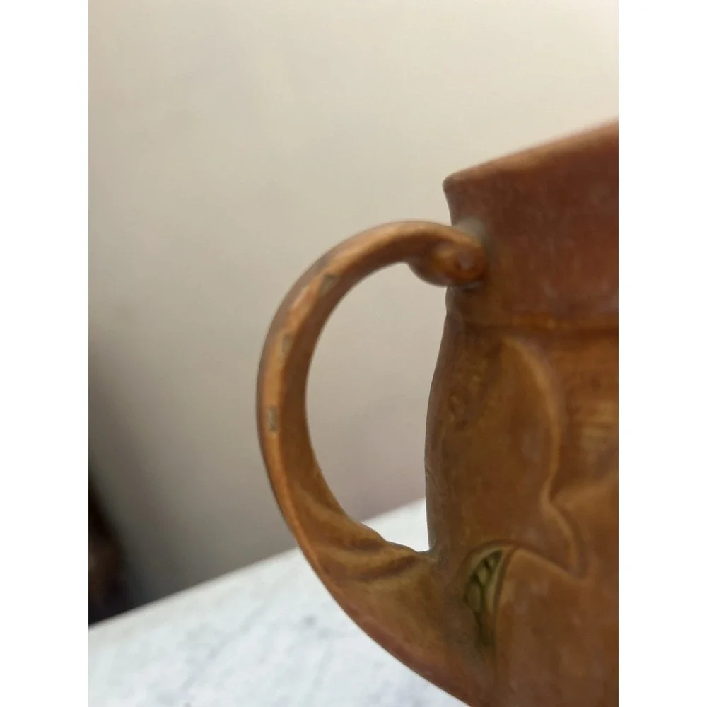 Roseville Falline Tan Vase SHAPE HARD TO FIND READ
